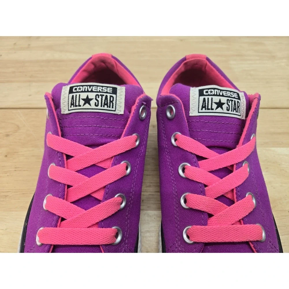 Converse All Star Low Top Sneakers‎ Size Juniors 3 Purple/Pink